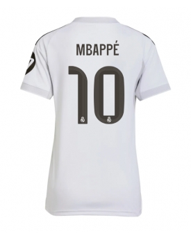 Billige Fotballdrakt Real Madrid Kylian Mbappe #10 Replika Hjemmedrakt Dame 2025-26 Kortermet Billige Fotballdrakt Real Madrid Kylian Mbappe #10 Replika Hjemmedrakt Dame 2025-26 Kortermet